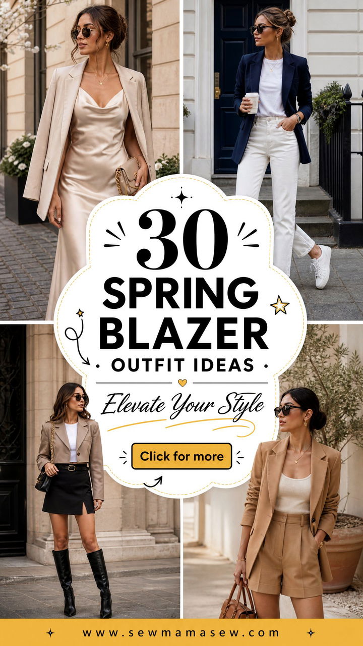 30 Spring Blazer Outfit Ideas to Elevate Your Style - 30 Spring Blazer Outfit Ideas to Elevate Your Style