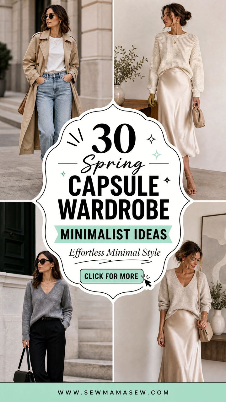30 Spring Capsule Wardrobe Minimalist Ideas for 2026 - 30 Spring Capsule Wardrobe Minimalist Ideas for 2026