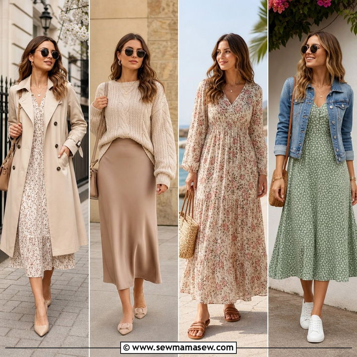30 Spring Capsule Wardrobe Modest Outfit Ideas