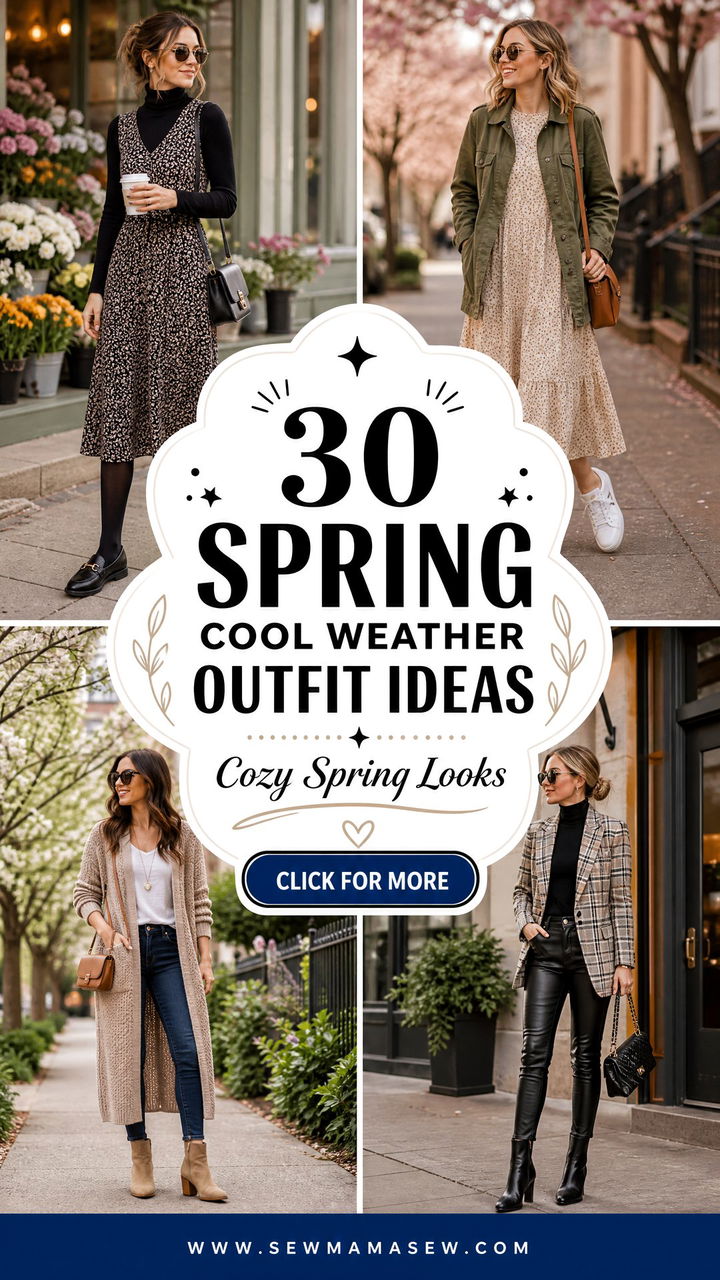 30 Spring Cool Weather Outfit Ideas for Chilly Days - 30 Spring Cool Weather Outfit Ideas for Chilly Days