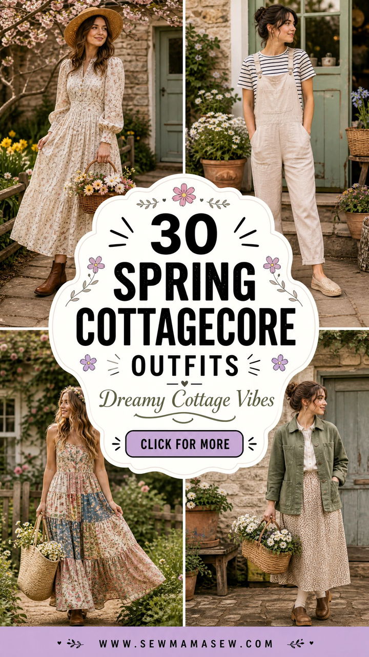 30 Spring Cottagecore Outfits for a Dreamy Look - 30 Spring Cottagecore Outfits for a Dreamy Look