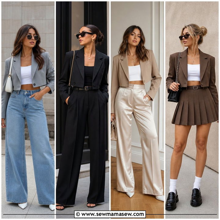 30 Spring Cropped Blazer Outfit Ideas for 2026