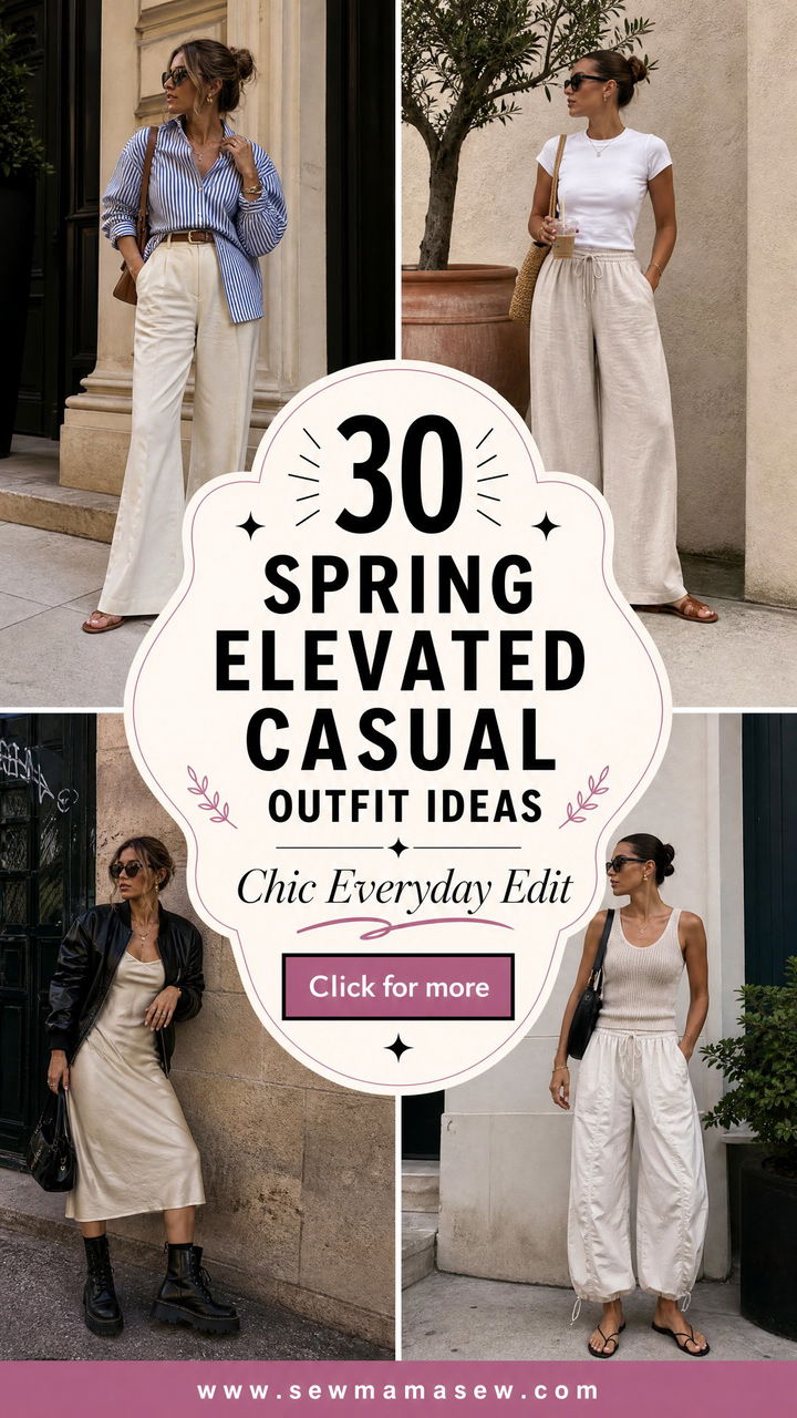 30 Spring Elevated Casual Outfit Ideas for Chic Days - 30 Spring Elevated Casual Outfit Ideas for Chic Days