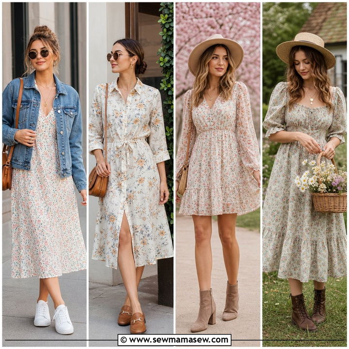 30 Spring Floral Dress Outfit Ideas for Every Occasion