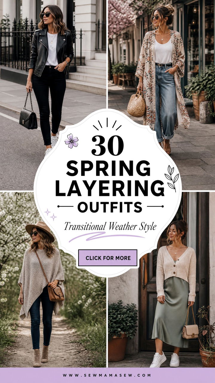 30 Spring Layering Outfits for Transitional Weather - 30 Spring Layering Outfits for Transitional Weather