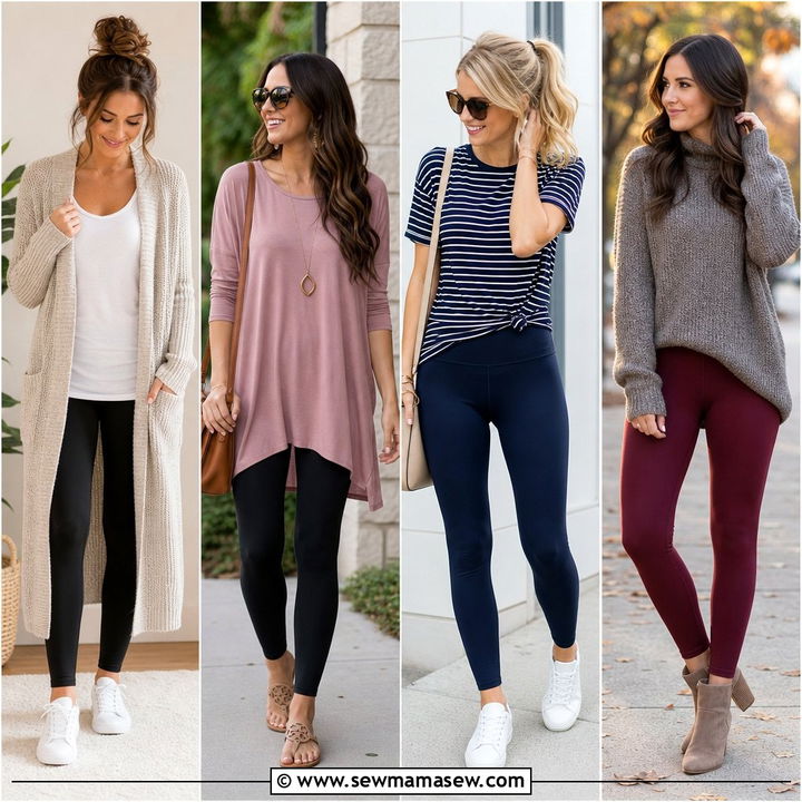 30 Spring Leggings Outfit Ideas for Cozy Chic Looks