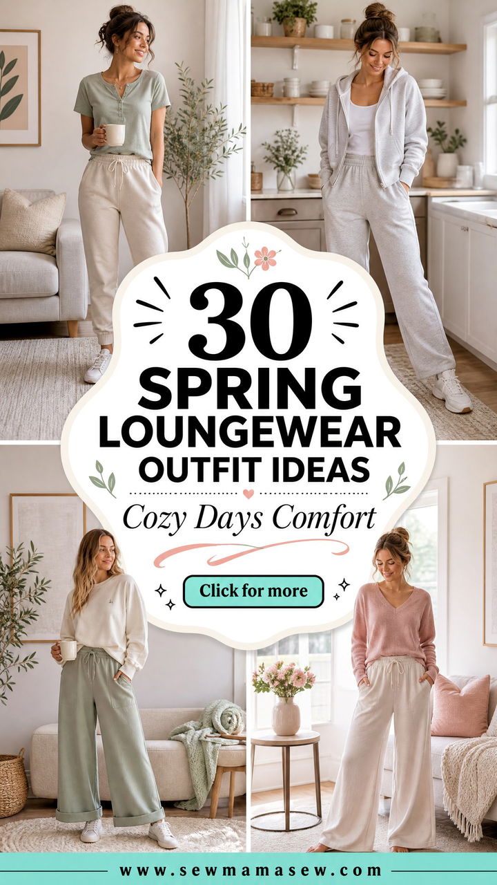 30 Spring Loungewear Outfit Ideas for Cozy Days - 30 Spring Loungewear Outfit Ideas for Cozy Days