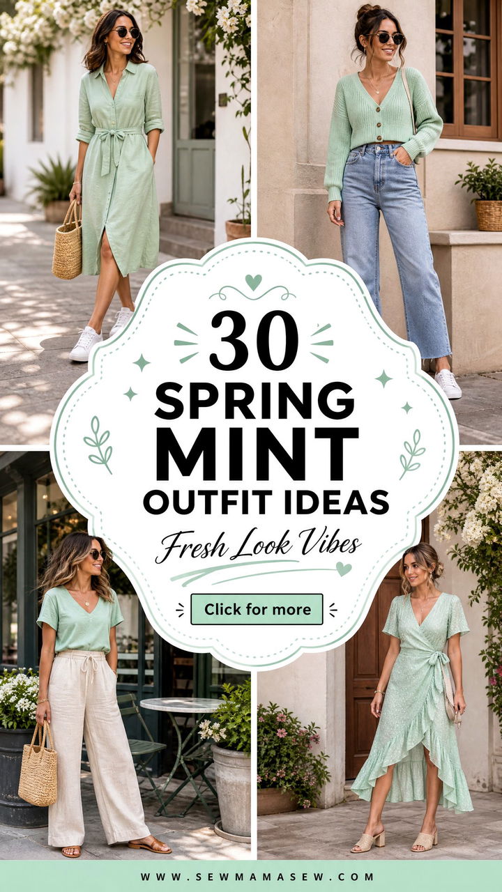 30 Spring Mint Outfit Ideas for a Fresh Look - 30 Spring Mint Outfit Ideas for a Fresh Look