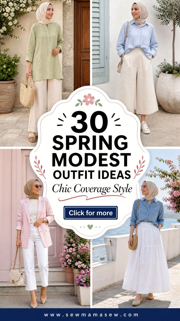 30 Spring Modest Outfit Ideas for Chic Coverage - 30 Spring Modest Outfit Ideas for Chic Coverage