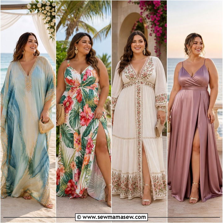 30 Stunning Beach Wedding Guest Outfits Plus Size