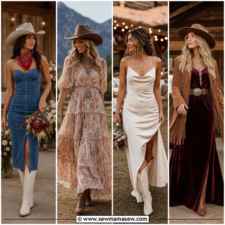 30 Stunning Western Outfit Ideas for Wedding Guests