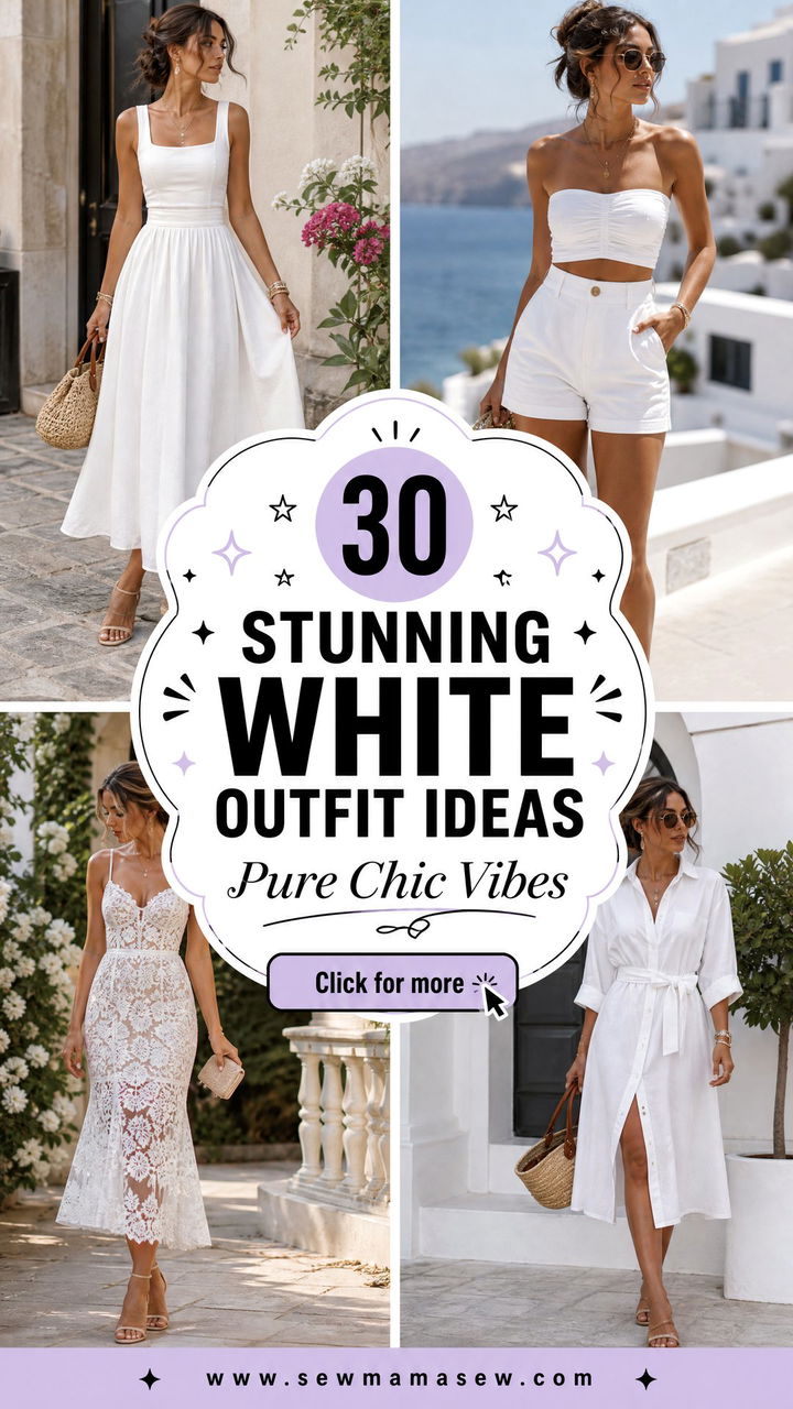 30 Stunning White Outfit Ideas for Women to Try - 30 Stunning White Outfit Ideas for Women to Try