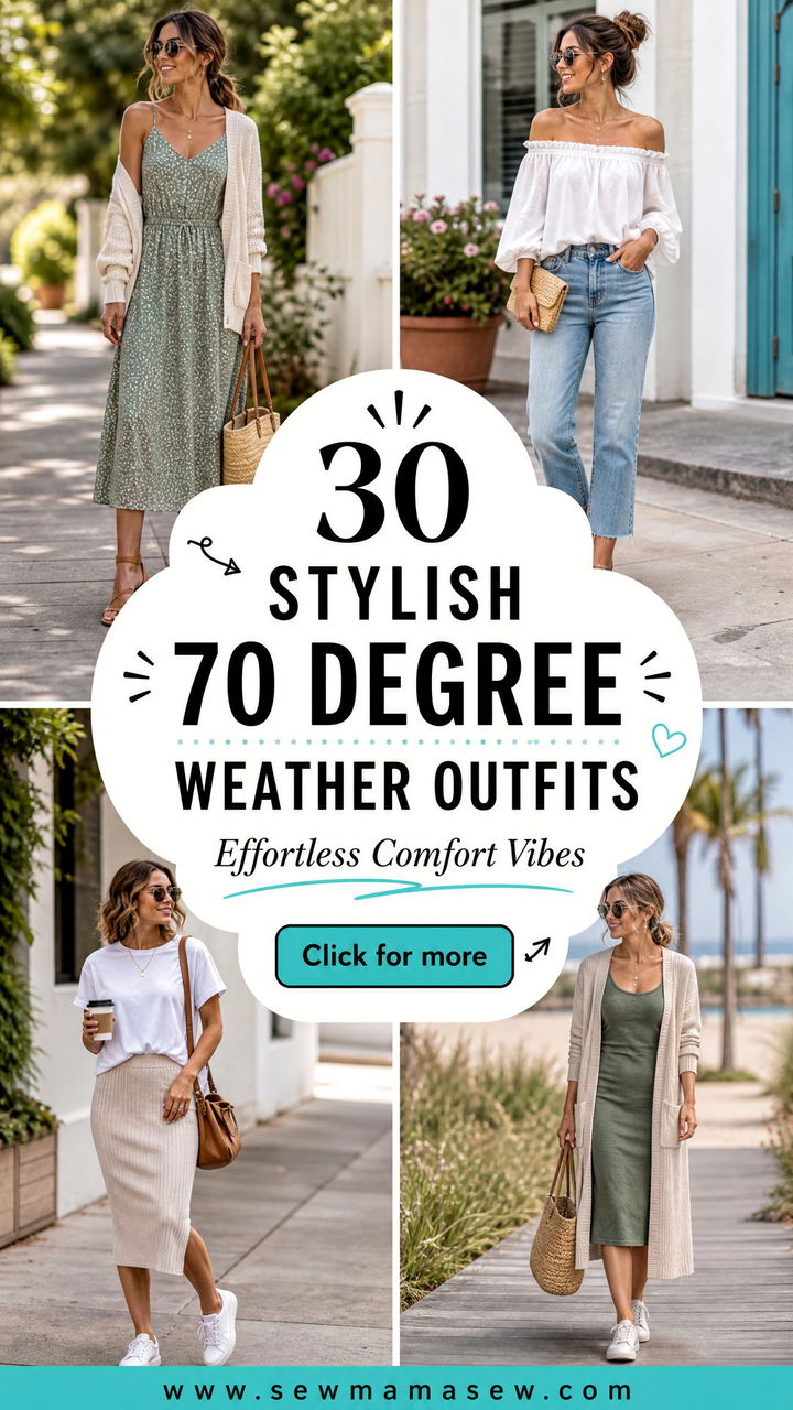 30 Stylish 70 Degree Weather Outfits for Effortless Comfort - 30 Stylish 70 Degree Weather Outfits for Effortless Comfort