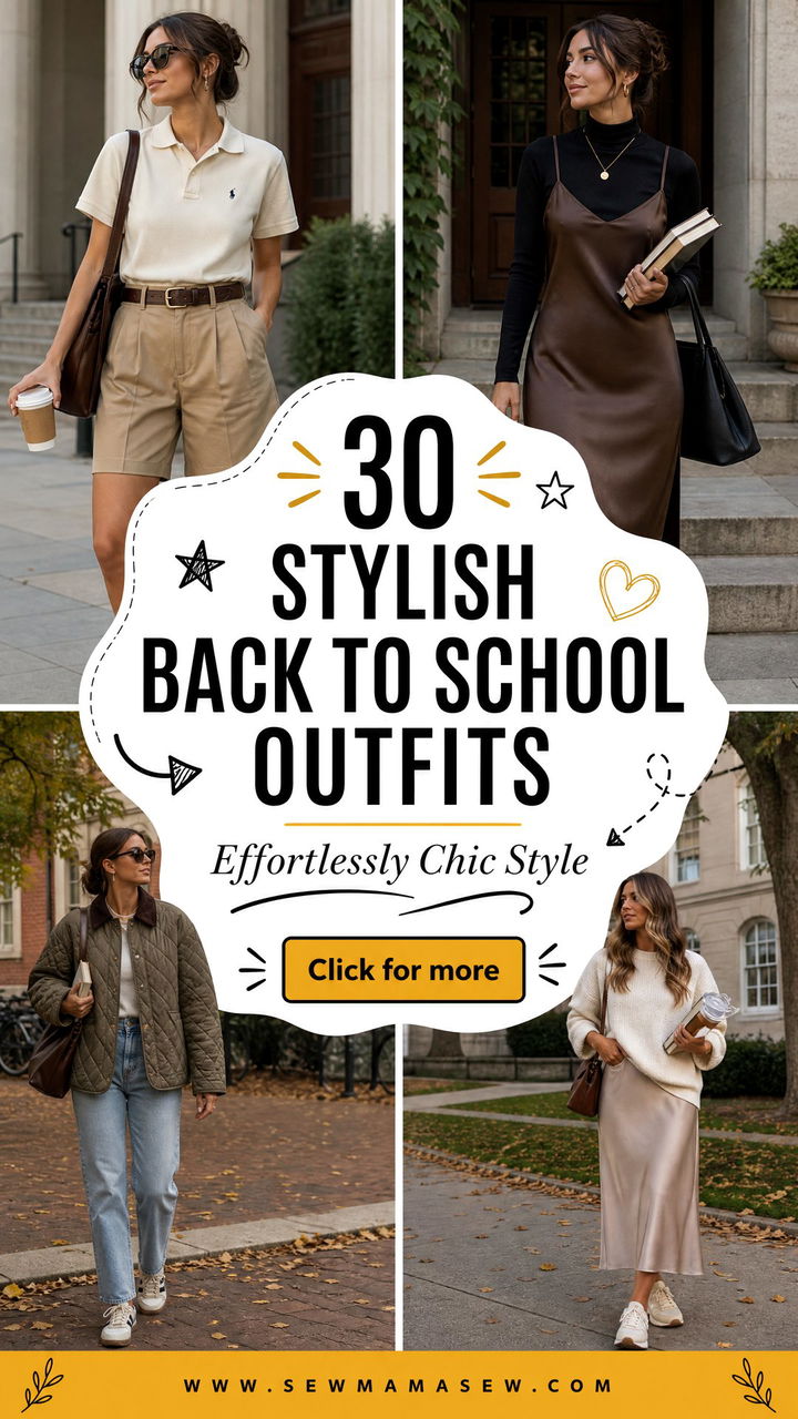 30 Stylish Back to School Outfits for Women in 2026 - 30 Stylish Back to School Outfits for Women in 2026