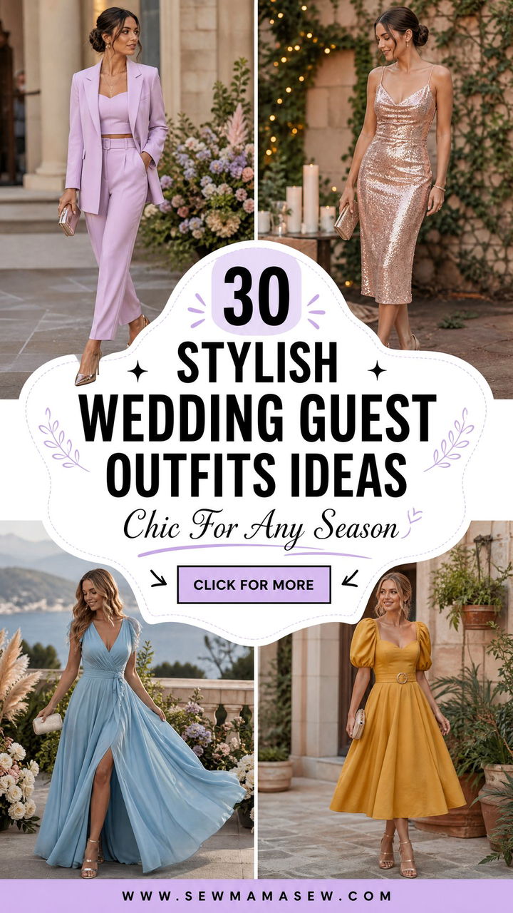 30 Stylish Wedding Guest Outfits Ideas for Any Season - 30 Stylish Wedding Guest Outfits Ideas for Any Season