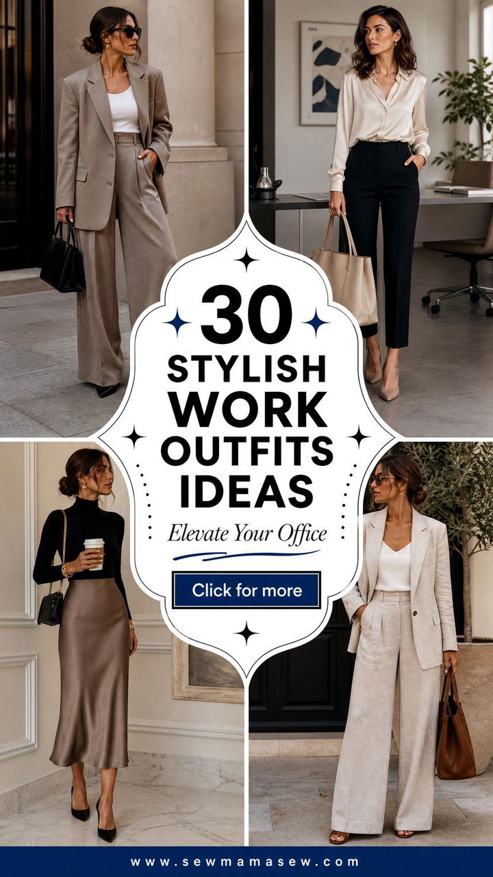 30 Stylish Work Outfits Ideas to Elevate Your Office Look - 30 Stylish Work Outfits Ideas to Elevate Your Office Look