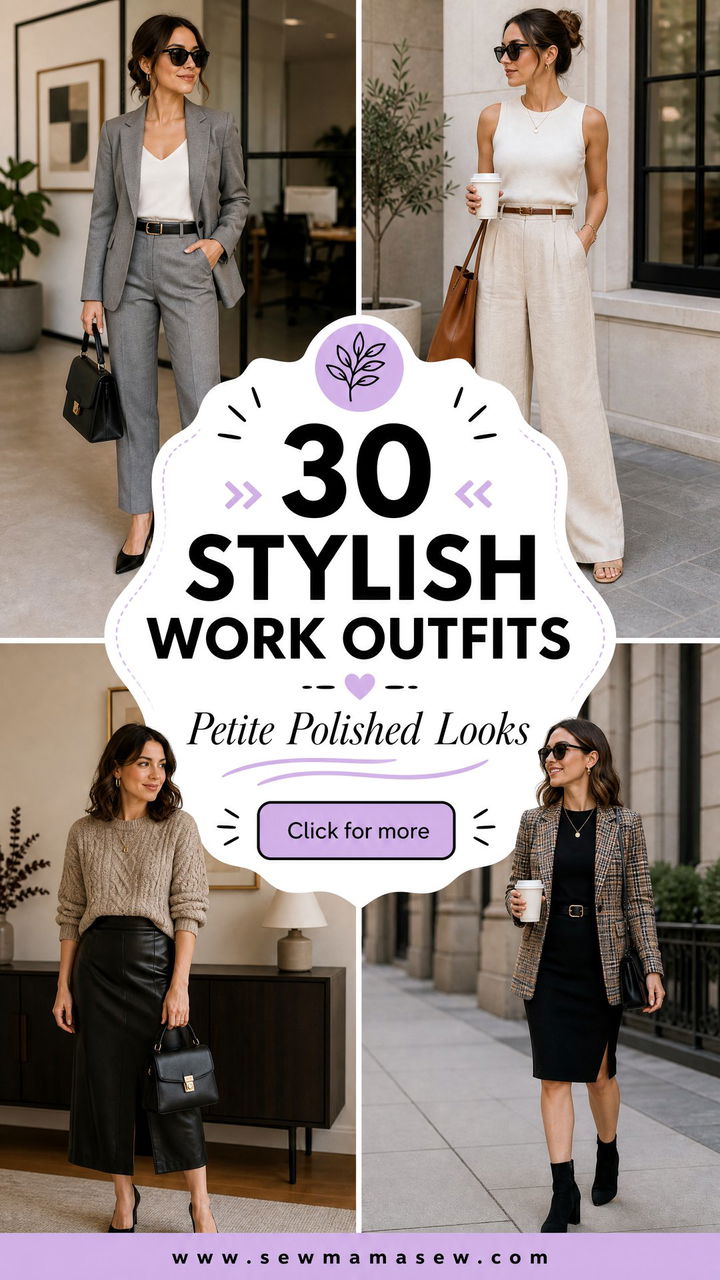 30 Stylish Work Outfits for Petite Women - 30 Stylish Work Outfits for Petite Women