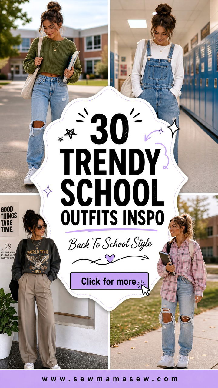 30 Trendy School Outfits Inspo for Every Style - 30 Trendy School Outfits Inspo for Every Style
