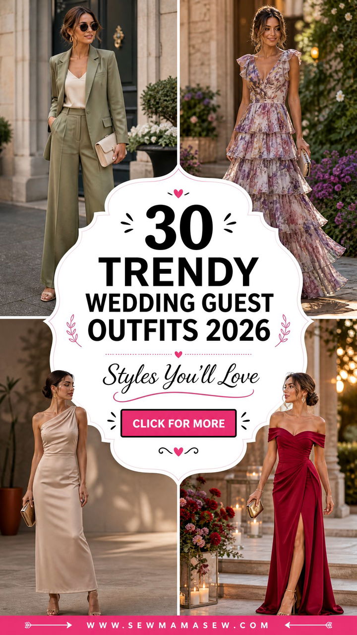 30 Trendy Wedding Guest Outfits 2026 Youll Love - 30 Trendy Wedding Guest Outfits 2026 You'll Love
