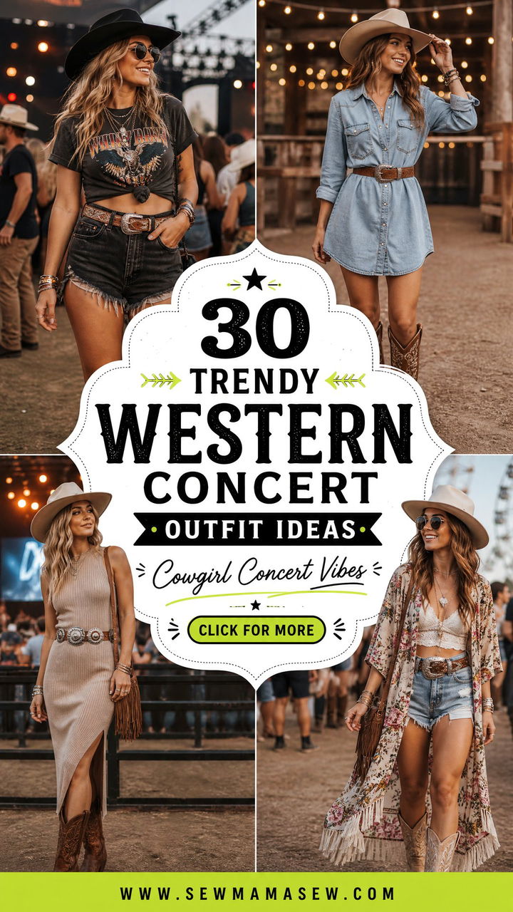 30 Trendy Western Concert Outfit Ideas to Try - 30 Trendy Western Concert Outfit Ideas to Try