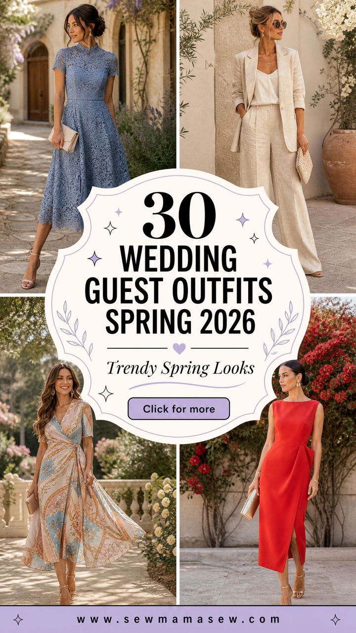 30 Wedding Guest Outfits Spring 2026 Trendy Looks - 30 Wedding Guest Outfits Spring 2026: Trendy Looks