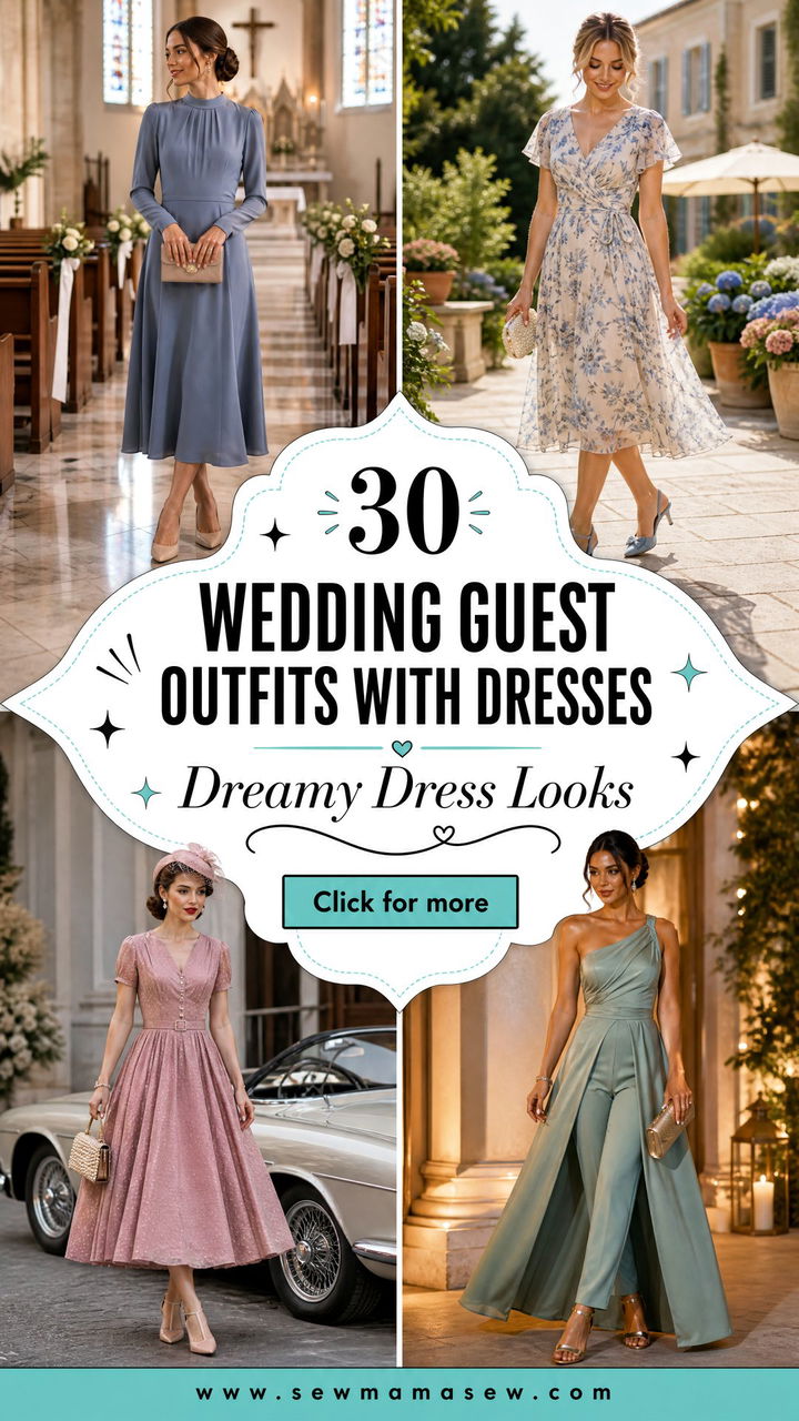 30 Wedding Guest Outfits With Dresses for 2026 - 30 Wedding Guest Outfits With Dresses for 2026