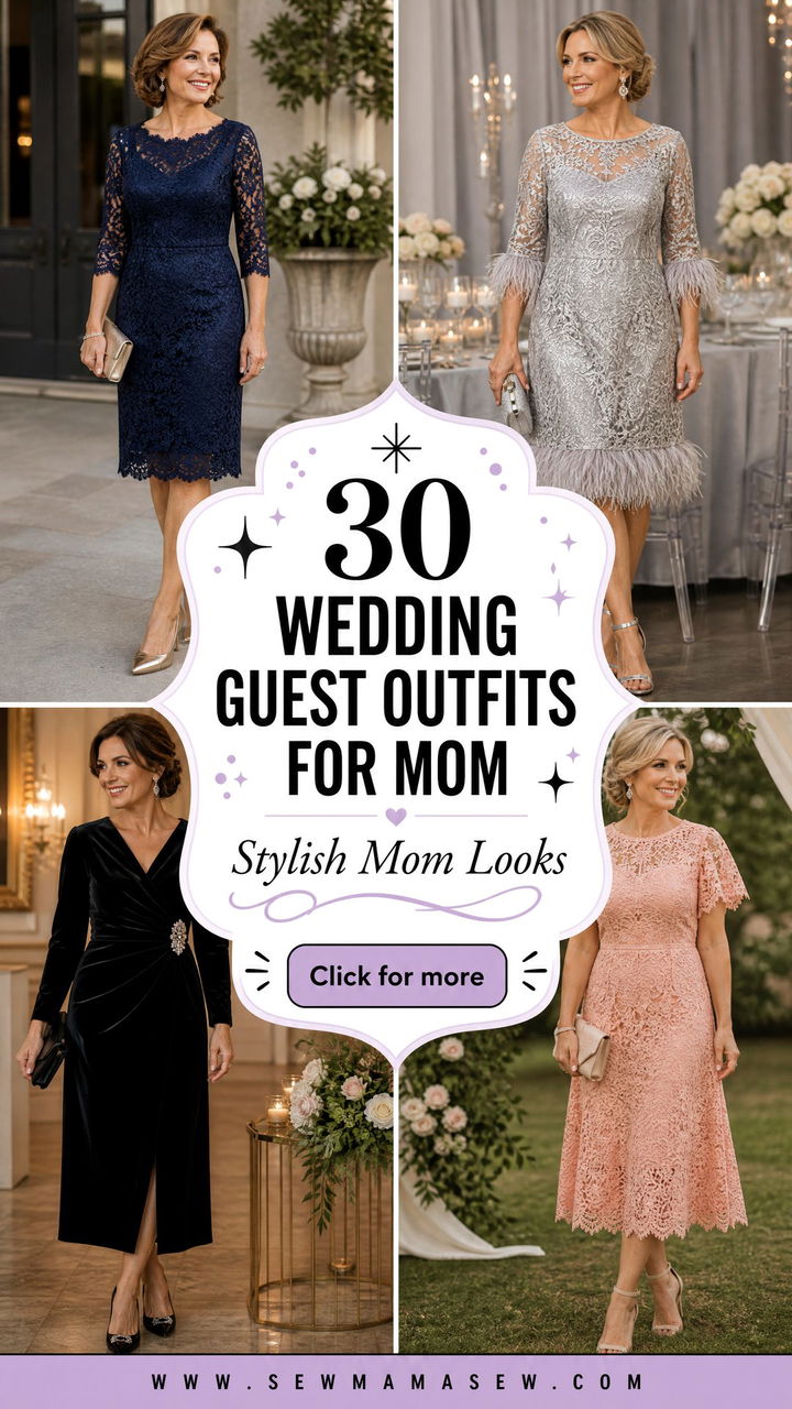 30 Wedding Guest Outfits for Mom Stylish Looks - 30 Wedding Guest Outfits for Mom: Stylish Looks