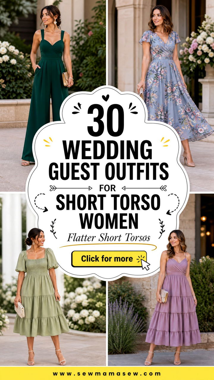 30 Wedding Guest Outfits for Short Torso Women - 30 Wedding Guest Outfits for Short Torso Women