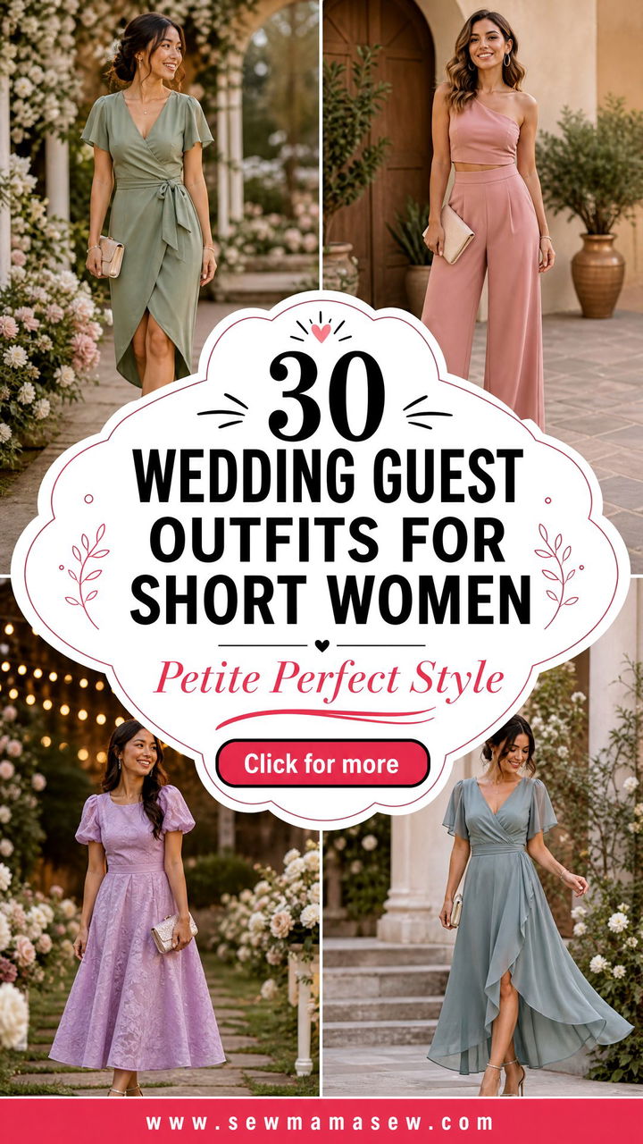 30 Wedding Guest Outfits for Short Women Petite - 30 Wedding Guest Outfits for Short Women: Petite