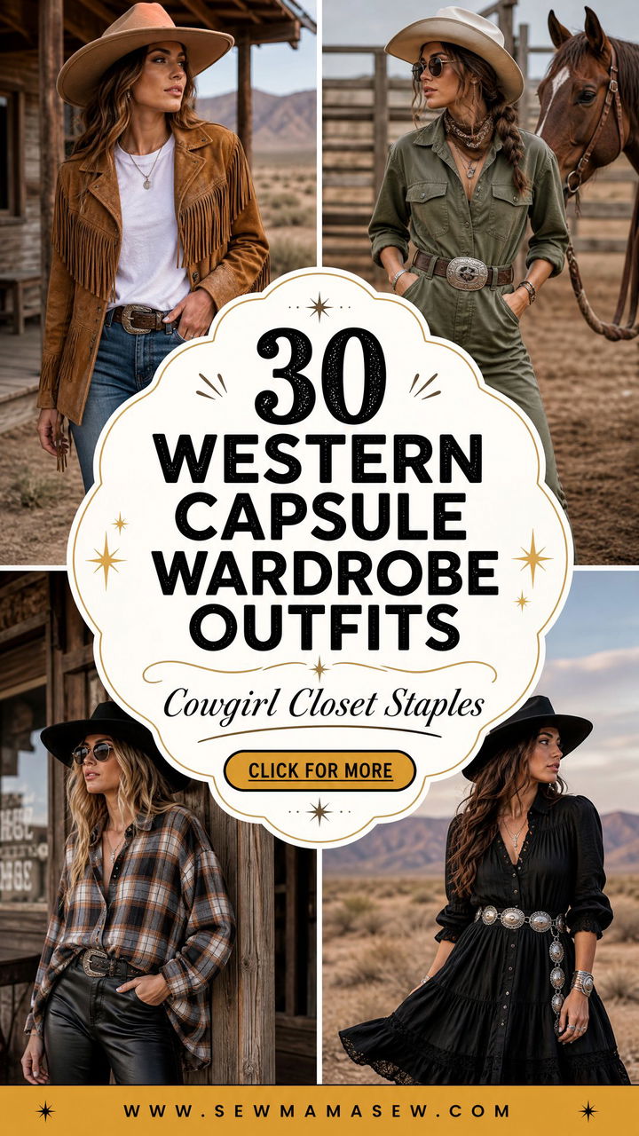 30 Western Capsule Wardrobe Outfits Youll Love - 30 Western Capsule Wardrobe Outfits You'll Love
