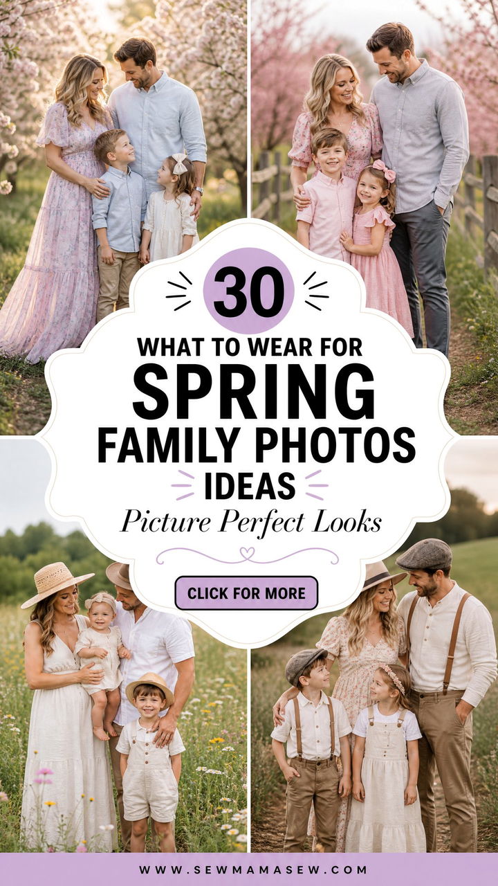 30 What to Wear for Spring Family Photos Ideas - 30 What to Wear for Spring Family Photos Ideas