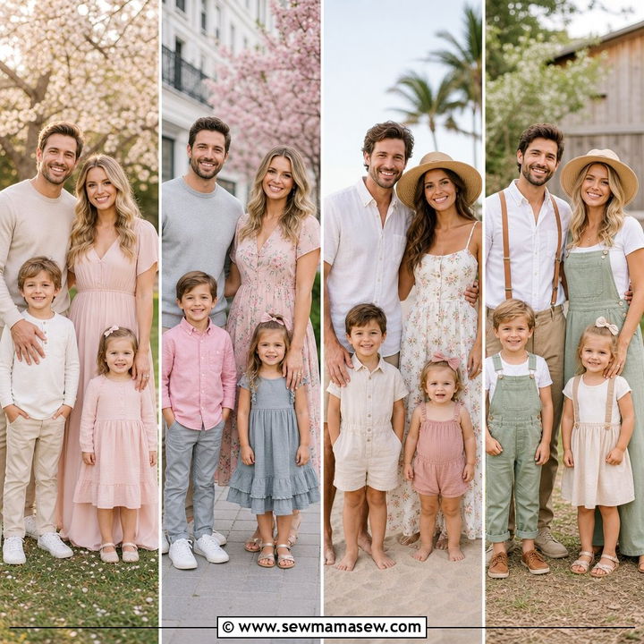 30 What to Wear for Spring Family Photos Ideas