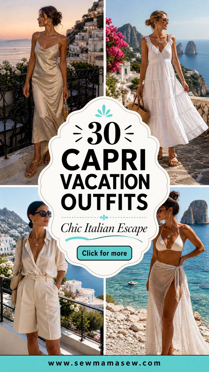 30 What to Wear in Capri Chic Italian Vacation Outfits - 30 What to Wear in Capri: Chic Italian Vacation Outfits