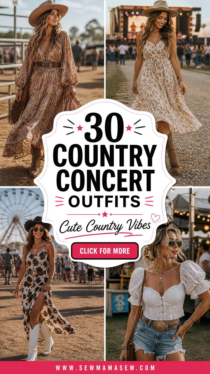 30 What to Wear to a Country Concert Cute Outfit Ideas - 30 What to Wear to a Country Concert: Cute Outfit Ideas