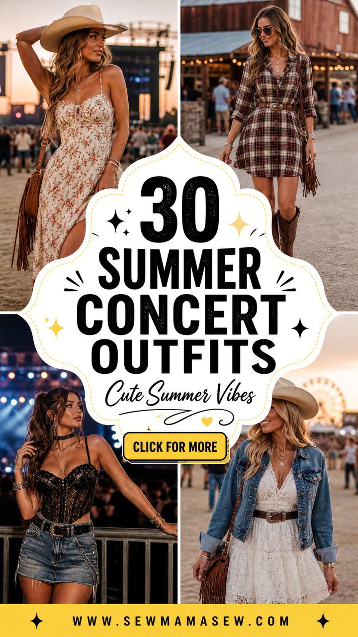 30 What to Wear to a Summer Concert Cute Outfit Ideas - 30 What to Wear to a Summer Concert: Cute Outfit Ideas
