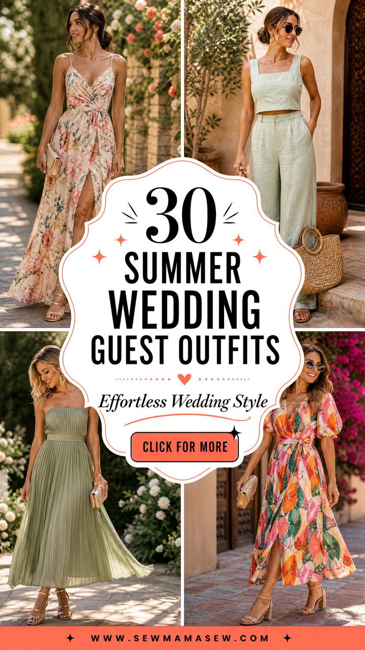 30 What to Wear to a Summer Wedding Guest Outfit Ideas - 30 What to Wear to a Summer Wedding Guest: Outfit Ideas