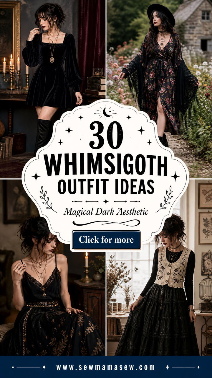 30 Whimsigoth Outfit Ideas Magical Dark Aesthetic Looks - 30 Whimsigoth Outfit Ideas: Magical Dark Aesthetic Looks