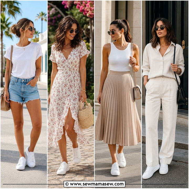 30 White Sneakers Outfit Ideas for Every Occasion