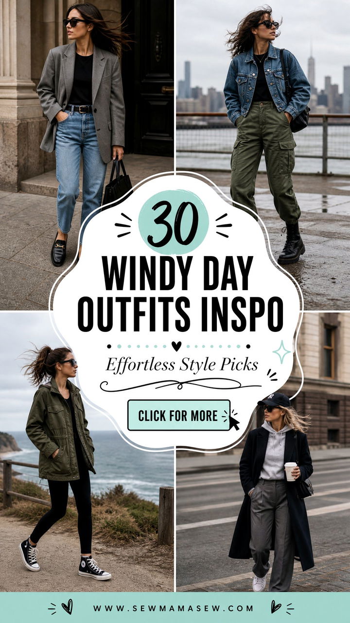 30 Windy Day Outfits Inspo for Effortless Style - 30 Windy Day Outfits Inspo for Effortless Style
