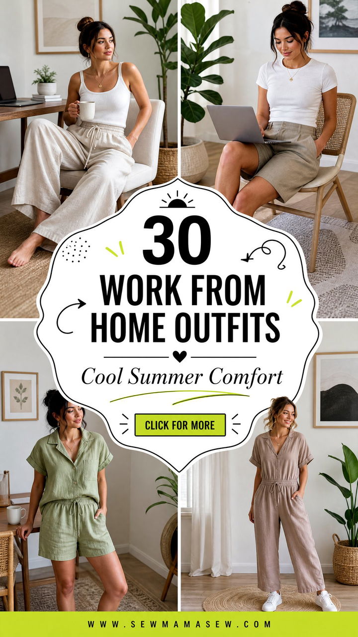 30 Work From Home Outfits for Summer Comfort - 30 Work From Home Outfits for Summer Comfort