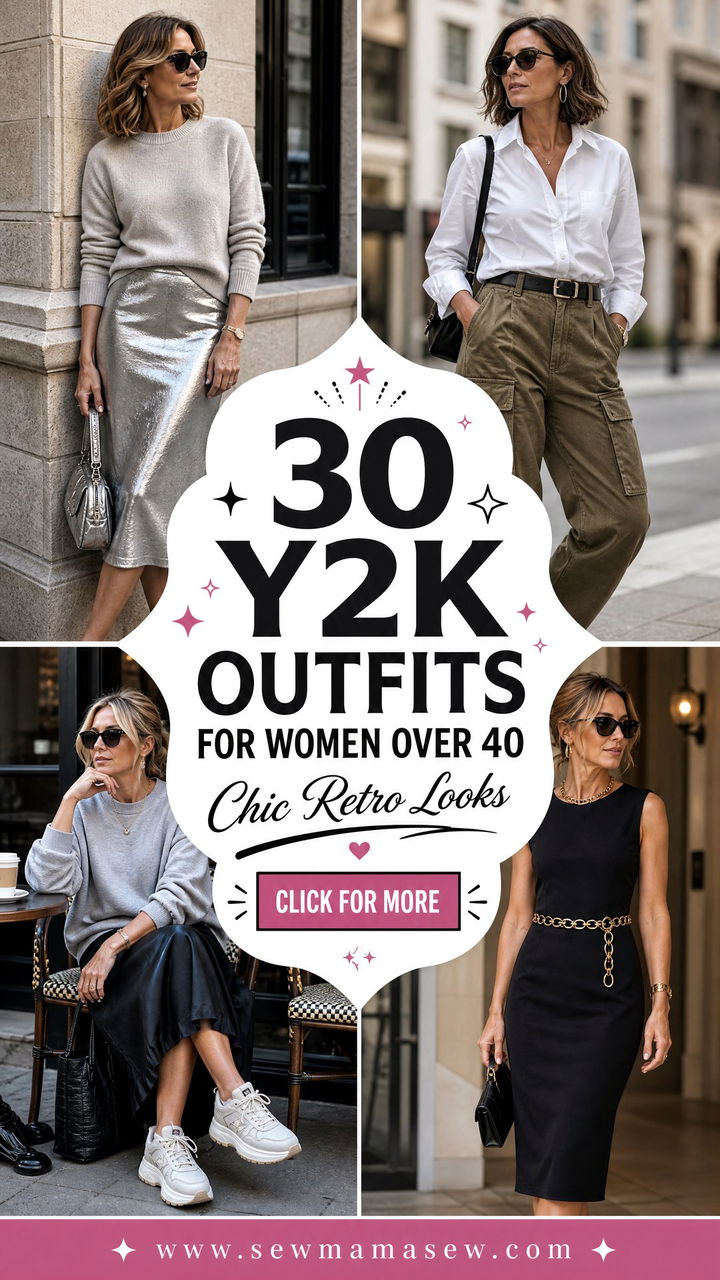 30 Y2K Outfits for Women Over 40 Chic Retro Looks - 30 Y2K Outfits for Women Over 40: Chic Retro Looks