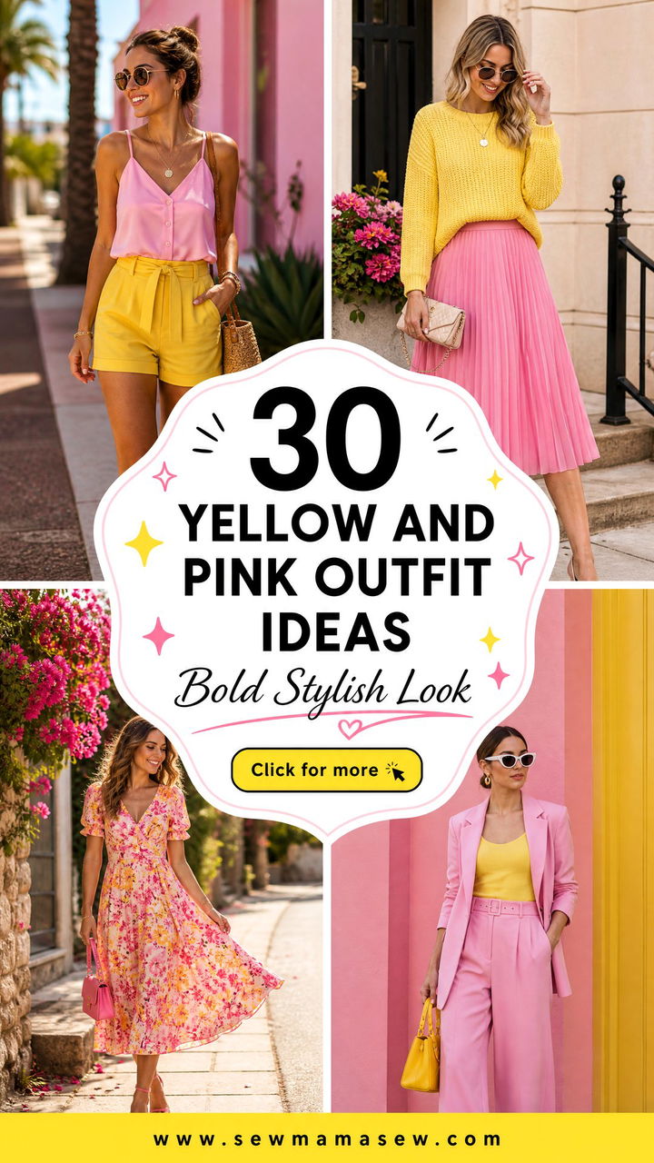 30 Yellow and Pink Outfit Ideas for a Bold Stylish Look - 30 Yellow and Pink Outfit Ideas for a Bold Stylish Look