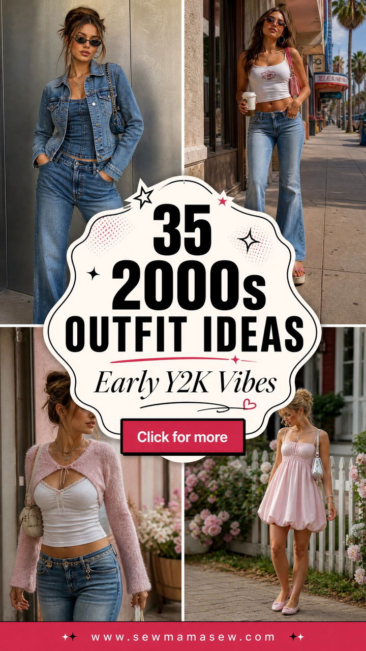 35 2000s Outfit Ideas to Bring Back Early Y2K Vibes - 35 2000s Outfit Ideas to Bring Back Early Y2K Vibes