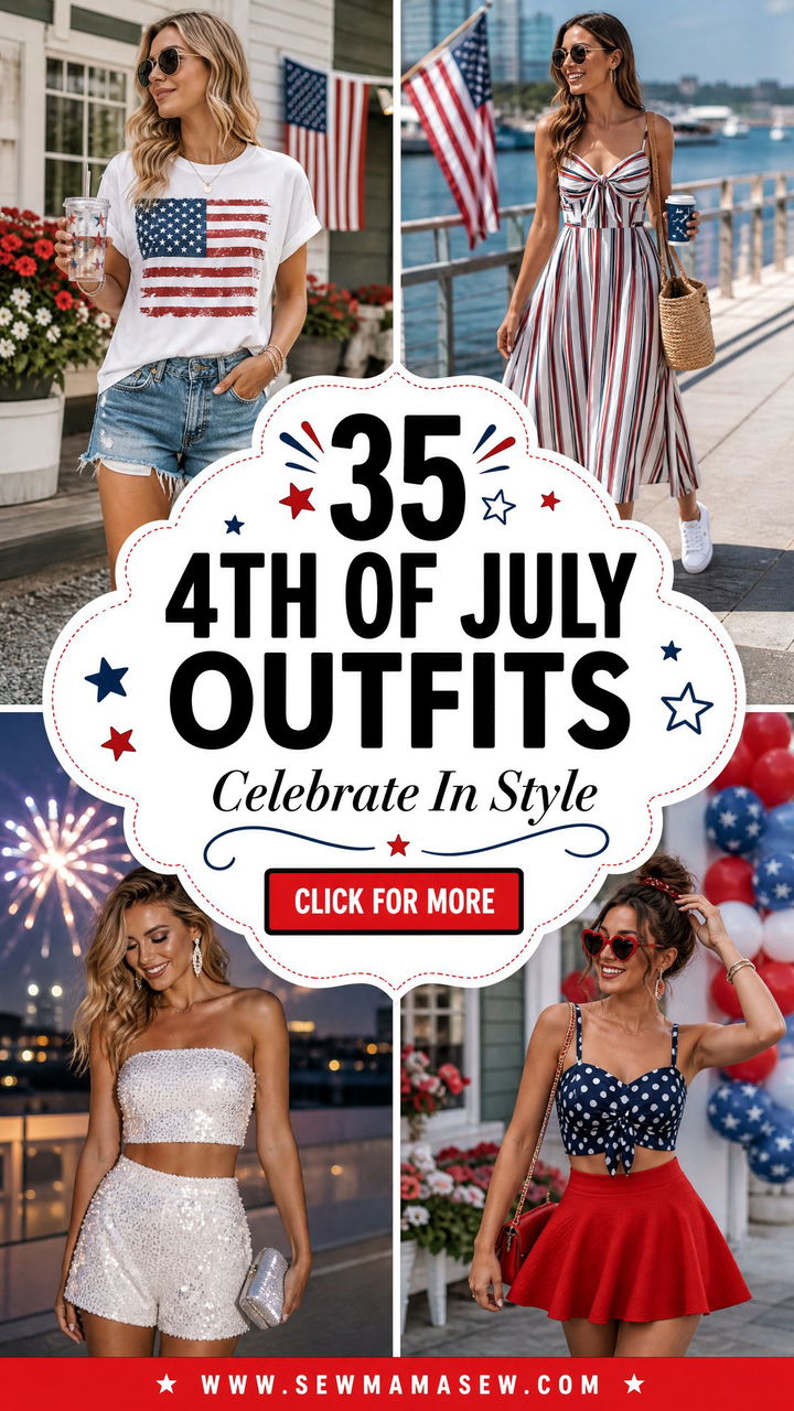 35 4th of July Outfits to Celebrate in Patriotic Style - 35 4th of July Outfits to Celebrate in Patriotic Style