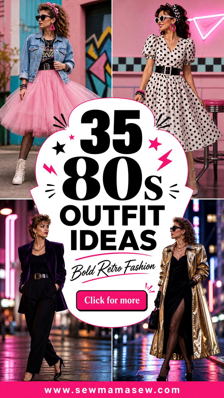 35 80s Outfit Ideas to Rock Bold Retro Fashion - 35 80s Outfit Ideas to Rock Bold Retro Fashion