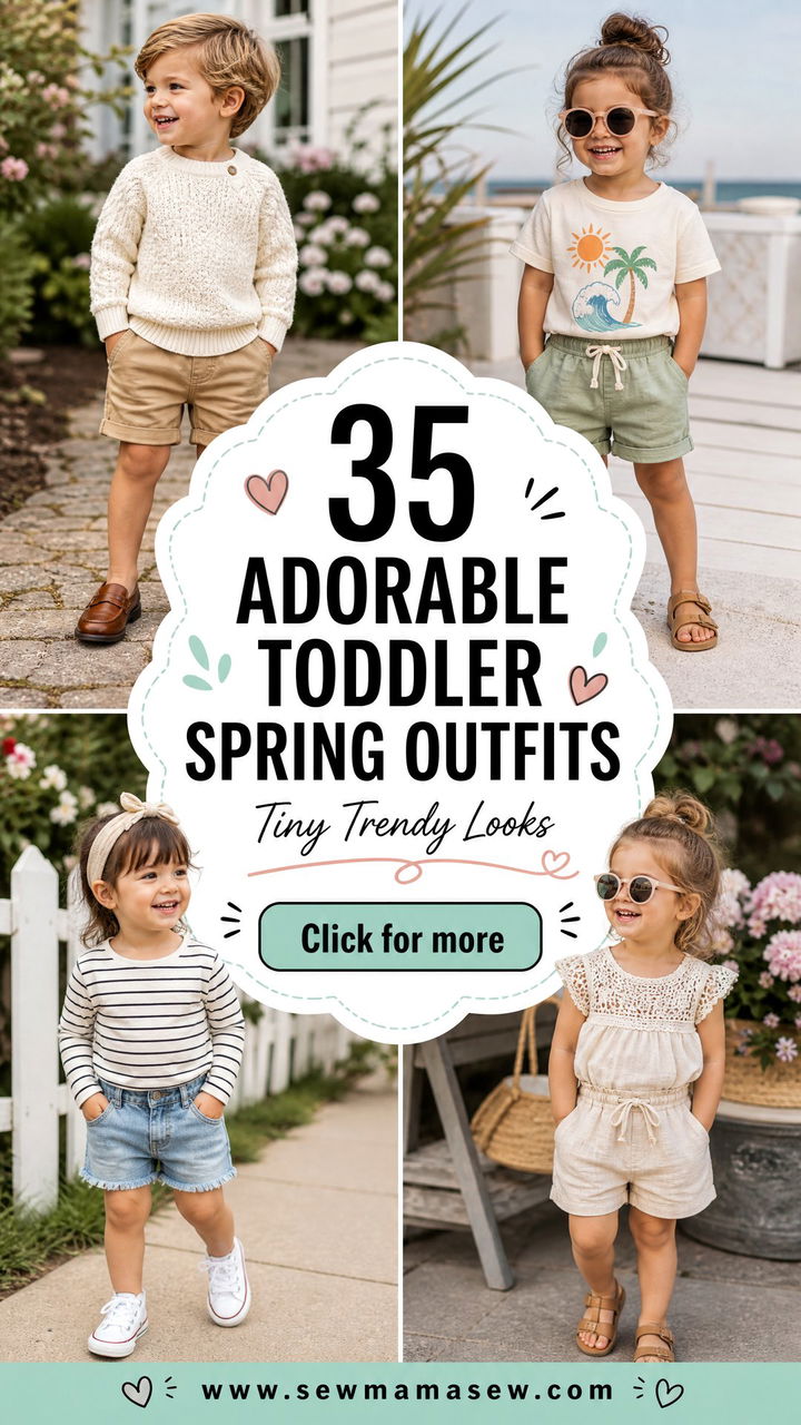 35 Adorable Spring Outfits for Toddlers to Love - 35 Adorable Spring Outfits for Toddlers to Love