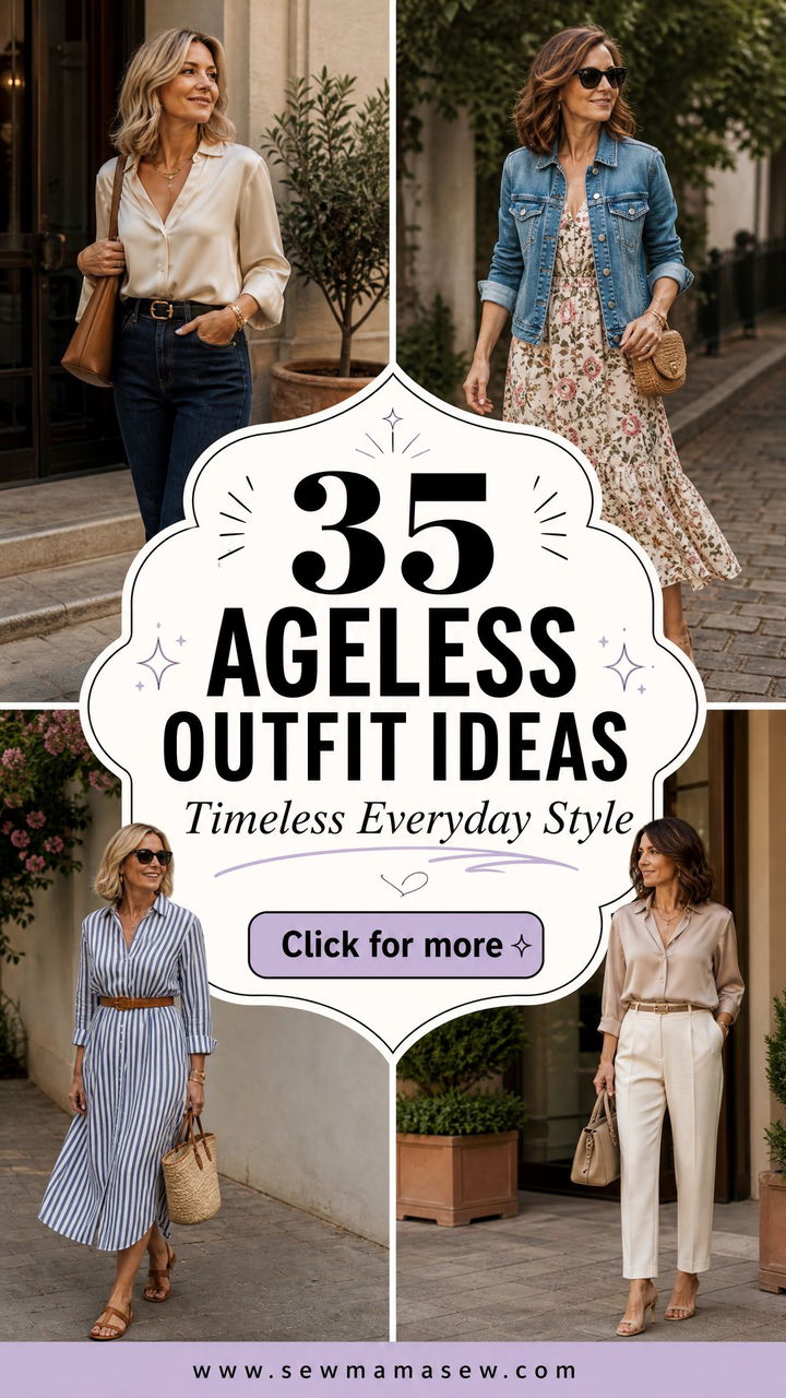 35 Ageless Outfit Ideas for Timeless Everyday Style - 35 Ageless Outfit Ideas for Timeless Everyday Style