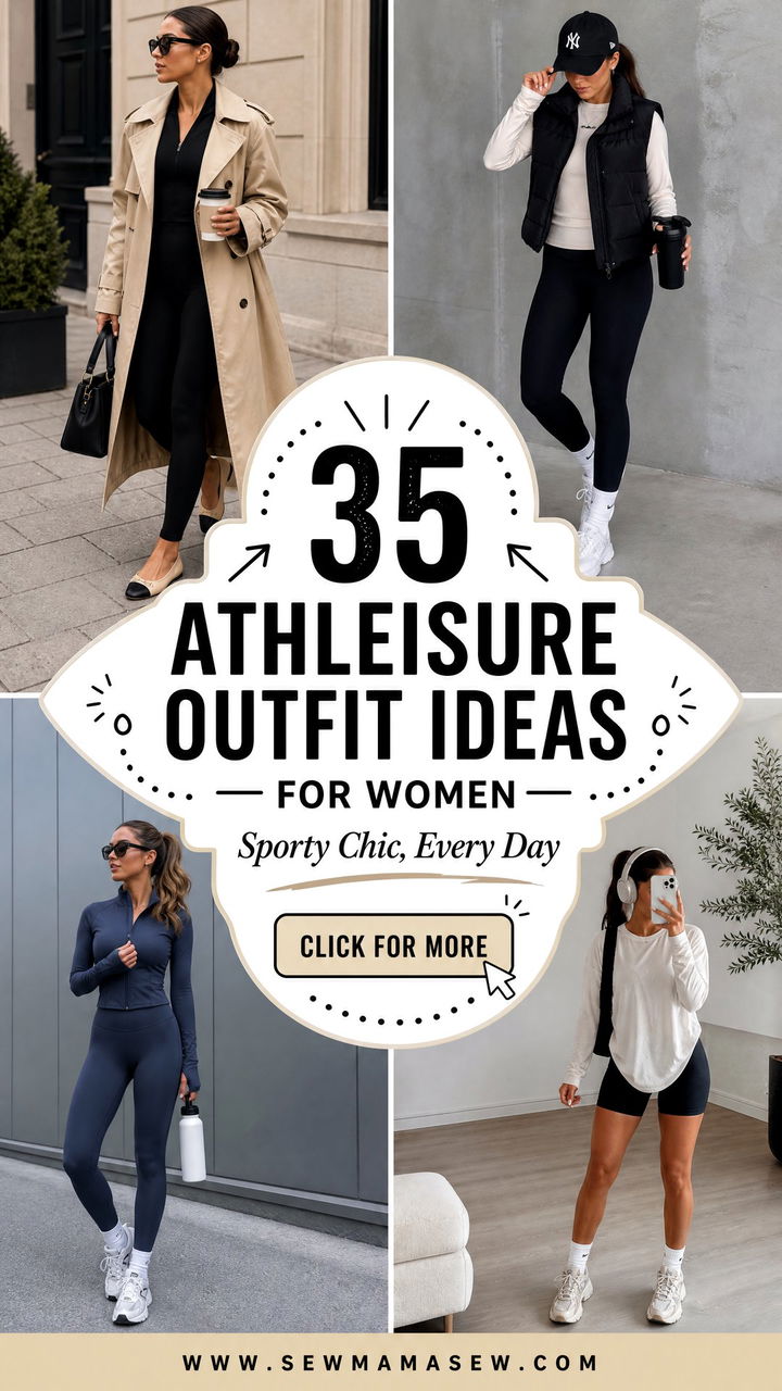 35 Athleisure Outfit Ideas for Women Sporty Chic Looks - 35 Athleisure Outfit Ideas for Women: Sporty Chic Looks