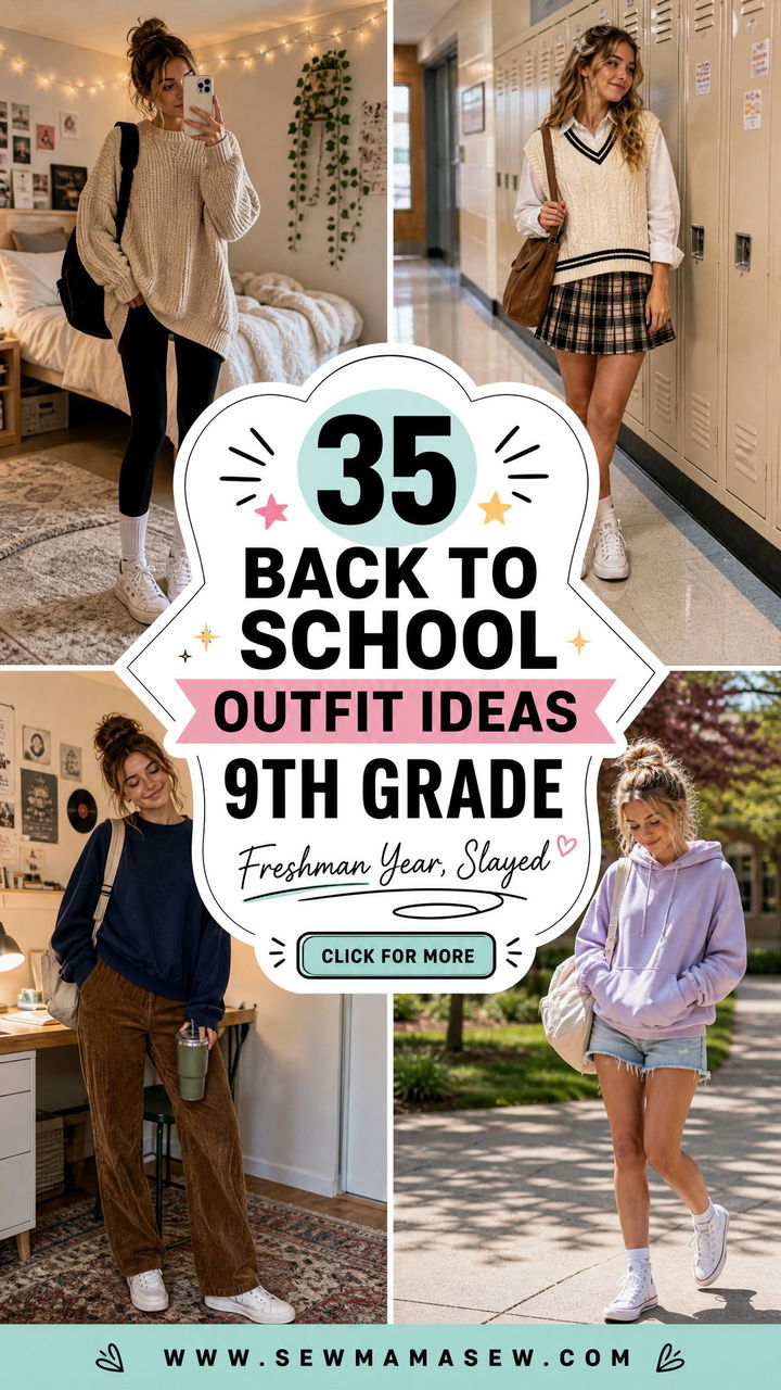 35 Back to School Outfit Ideas 9th Grade Girls Love - 35 Back to School Outfit Ideas 9th Grade Girls Love