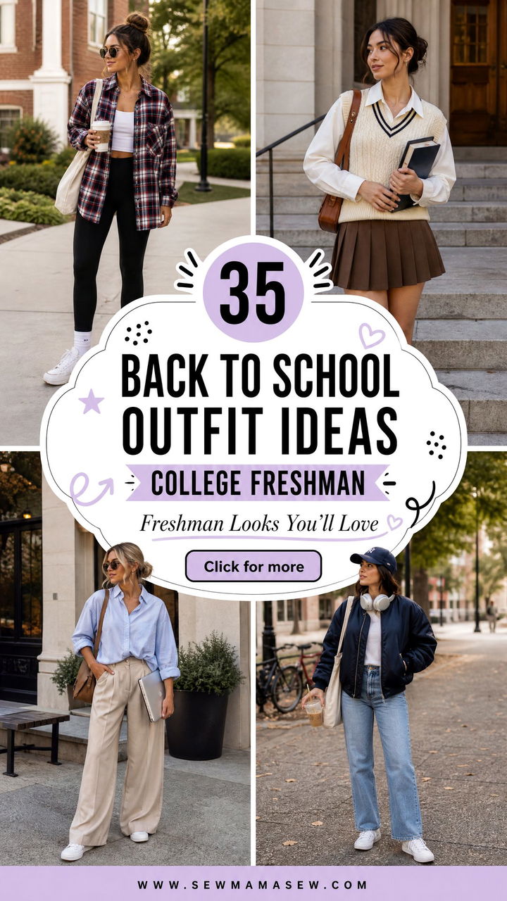 35 Back to School Outfit Ideas College Freshman Will Love - 35 Back to School Outfit Ideas College Freshman Will Love